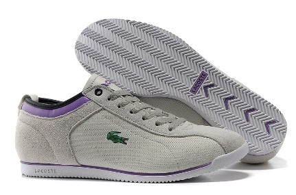 Lacoste дисконт обувь gray-white-purple