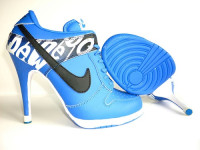 Nike Dunk low Heels " Do The Dew blue"