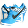 Nike Dunk low Heels " Do The Dew blue"