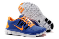 Nike free run +5.0 v2 blue/orange
