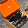 Off White x Nike Flyknit Racer Black