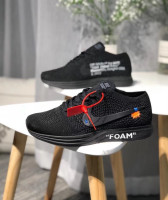 Off White x Nike Flyknit Racer Black