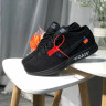 Off White x Nike Flyknit Racer Black