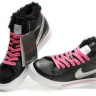 Nike culture c мехом (black pink)