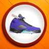 Air Jordan 5 Alternate Grape 136027-500 