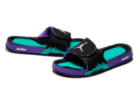 Jordan Hydro 5 V тапочки  turquoise/purple/black/white