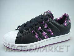 Adidas Superstar II (black/pink)