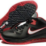 LeBron James 9 (IX) Black/White-Cool Grey-Sport Red