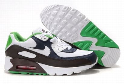 Air Max 90 (white/green/brown/blue)