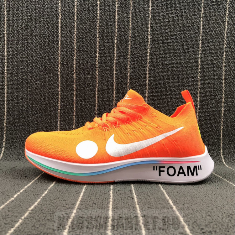 NIKE ZOOM FLY MERCURIAL FK X OFF WHITE Orange white black