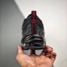 NIKE AIR MAX 97 "Reflective LOGO" black red white luminous