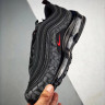 NIKE AIR MAX 97 "Reflective LOGO" black red white luminous