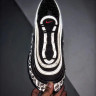 NIKE AIR MAX 97 "Reflective LOGO" black red white luminous