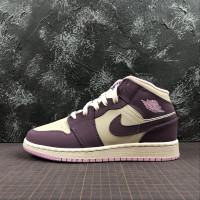 Jordan 1 Mid Pro Purple Desert Sand 555112-500 