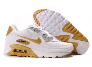 Nike Air Max 90 (white/gold)
