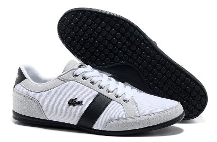 Lacoste дисконт обувь white/black