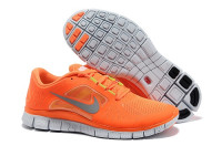 Nike free run +3 orange/gray