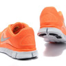 Nike free run +3 orange/gray