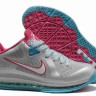 LeBron James 9 (IX) Silver/Pink/Blue