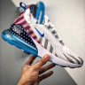 NIKE AIR MAX 270 x Piet Parra white dark gray blue pink violet