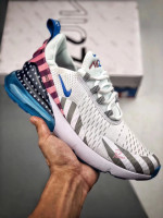 NIKE AIR MAX 270 x Piet Parra white dark gray blue pink violet