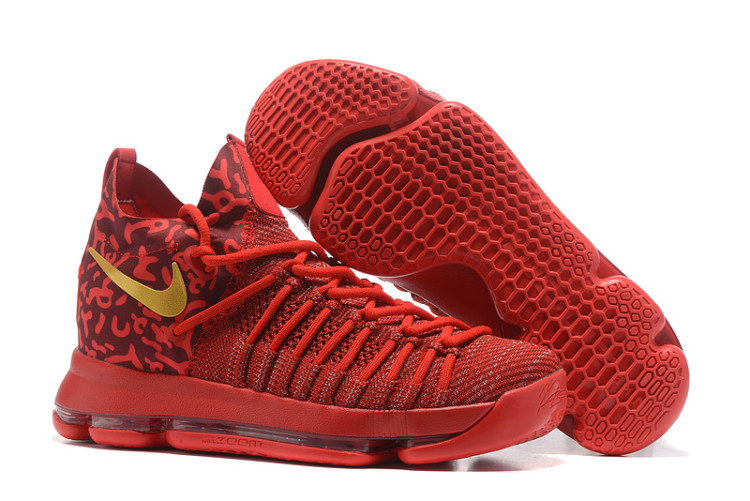 NIKE KD 9 Elite Red/Gold