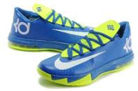 Nike KD 6 blue/green/white