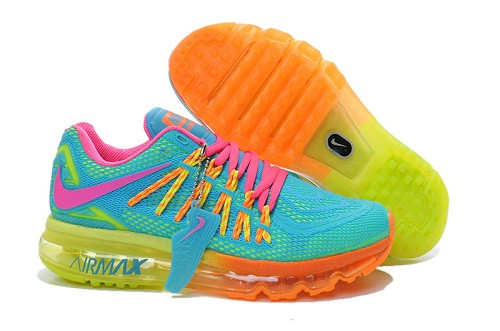 Air max 2015 turquoise/fuchsia/yellow/orange