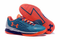 UA Curry One Low blue/orange/silver