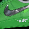 380 NEW YORK BROOKLYN MUSEUM X OW X AIR FORCE 1 07 LOW LIGHT GREEN SPARK - UNSIEX 36-47.5