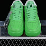 380 NEW YORK BROOKLYN MUSEUM X OW X AIR FORCE 1 07 LOW LIGHT GREEN SPARK - UNSIEX 36-47.5