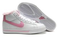 Nike culture c мехом (White pink)