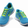 Nike free run +3 blue/green