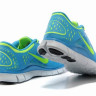 Nike free run +3 blue/green