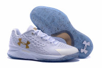 UA Curry One Low white/gold