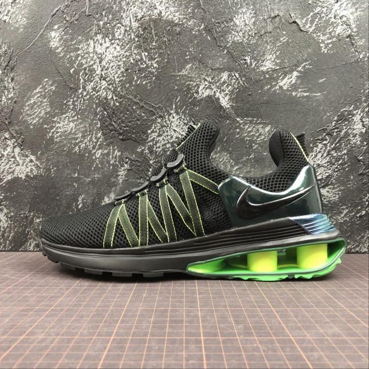 Nike Shox Gravity Luxe Black Green AR1999-003 