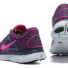 Nike free run +3 purple/pink