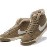 Nike blaze Hi мех (Brown/White)
