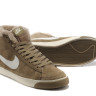 Nike blaze Hi мех (Brown/White)