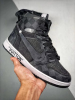 NIKE AIR JORDAN X LOUIS VUITTON X OFF-WHITE LVHG black white gray