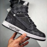 NIKE AIR JORDAN X LOUIS VUITTON X OFF-WHITE LVHG black white gray