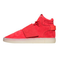  Adidas Tubular Invader Strap Shoes Red/White