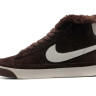 Nike blaze Hi мех (White/Brown)