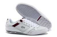 Lacoste дисконт обувь white-red-gray