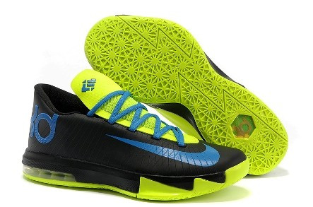 Nike KD 6 “Black Volt Blue”