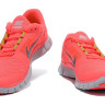 Nike free run +3 pink/gray