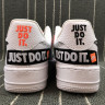 Nike Air Force 1 '07 PRM Just do it white black