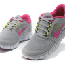Nike free run +3 grey/pink