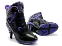 Air Jordan 4 High Heels Black/purple