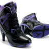 Air Jordan 4 High Heels Black/purple